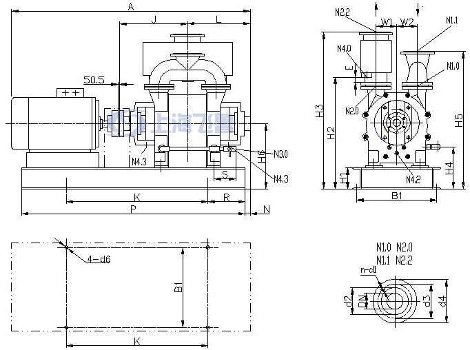 2BEA202/203/252/253ֱ(li��n)����ˮ�h(hu��n)ʽ��ձð��b�ߴ�